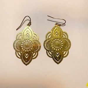 Detailed Gold Earrings